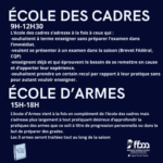 Ecole des cadres & Ecole d'Armes